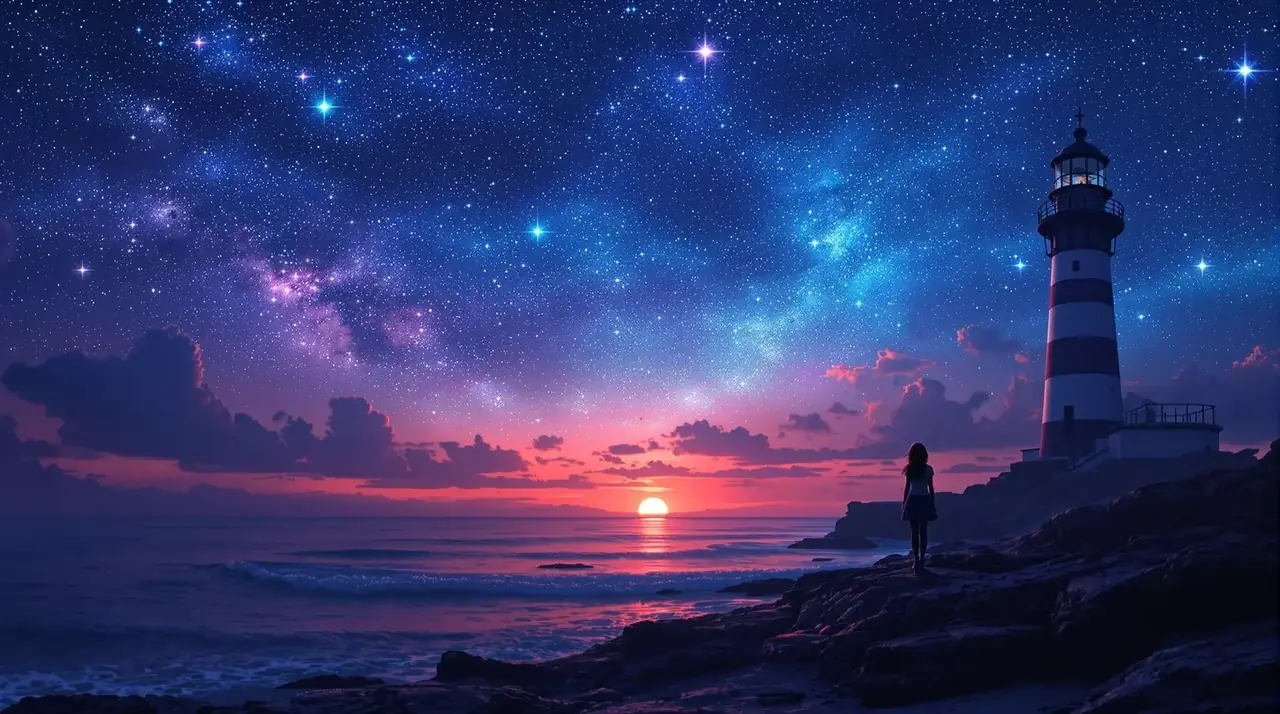 星屿来信 剧照背景